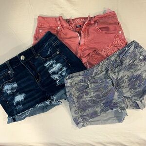 3 pairs of size 4 American Eagle Shorts